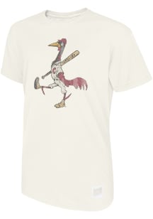 Original Retro Brand South Carolina Gamecocks Ivory Vintage Baseball Short Sleeve Fashion T Shirt