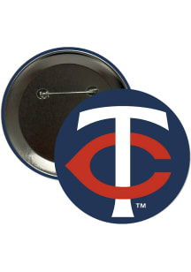 Minnesota Twins 3" Primary Logo Button - Navy Blue