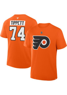 Owen Tippett Philadelphia Flyers Orange Home Short Sleeve Player T Shirt