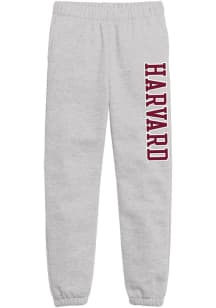 Harvard Crimson Youth Grey Wordmark Sweatpants