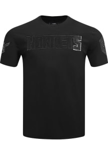 Pro Standard Charlotte Hornets Black Triple Black Short Sleeve Fashion T Shirt