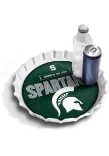 Michigan State Spartans Bottle Cap Serving Tray