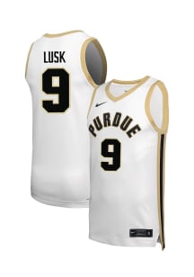 Jack Lusk  Nike Purdue Boilermakers White NIL Name And Number Jersey