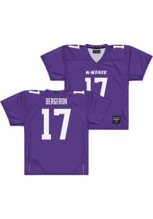 Mikey Bergeron   K-State Wildcats Purple NIL Purple Football Jersey