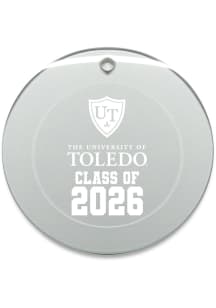 Toledo Rockets Class of 2026 Round Ornament - White