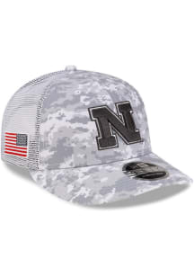 New Era Nebraska Cornhuskers Digi Camo LP Stretch 9FIFTY Trucker Adjustable Hat - White