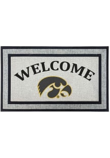 Iowa Hawkeyes Welcome 18x30 Door Mat