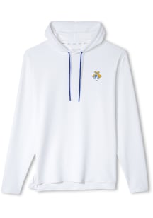 Johnnie O Pitt Panthers Mens White Hoppin Pop Long Sleeve Hoodie