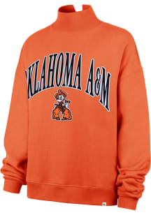 47 Oklahoma State Cowboys Womens Orange Vantage Crew Sweatshirt