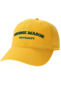 Legacy George Mason University Wordmark EZA Twill Adjustable Hat - Gold