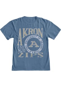 Blue 84 Akron Zips Navy Blue Overdyed First Dibs Short Sleeve T Shirt