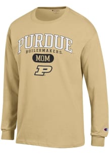 Champion Purdue Boilermakers Gold Pill Box Mom Jersey Long Sleeve T Shirt