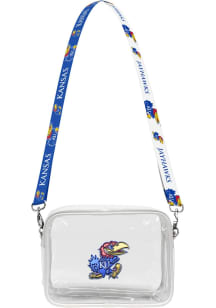 Kansas Jayhawks Fanny Fan Womens Clear Tote