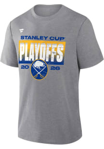Buffalo Sabres Ash 2026 Playoff Participant Short Sleeve Fashion T Shirt