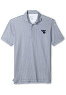 Johnnie O West Virginia Mountaineers Mens Black Built for Bravery Short Sleeve Fashion Polo