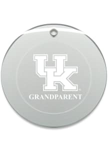 Kentucky Wildcats Grandparent Round Ornament - White