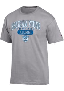 Champion BYU Cougars Grey Pill Alumni Jersey Short Sleeve T Shirt