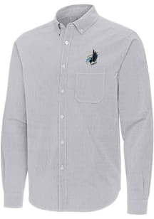 Antigua Minnesota United FC Mens Ash Porter Long Sleeve Dress Shirt