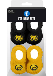 Iowa Hawkeyes 2pk Baby Bootie Boxed Set
