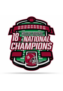 Alabama Crimson Tide 18x Champs Sport Shape Pennant - Crimson