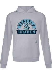 Levelwear Seattle Kraken Mens Grey Relay Banner Arch Hood