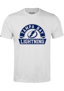 Levelwear Tampa Bay Lightning White Richmond Banner Arch Short Sleeve T Shirt