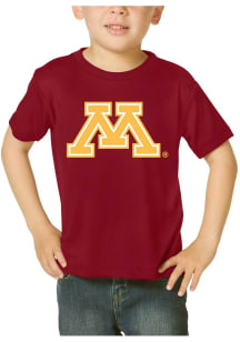 Minnesota Golden Gophers Toddler Maroon Primary Logo Short Sleeve T-Shirt