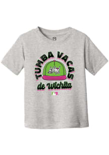 Summit Sportswear Wichita Wind Surge Toddler Grey Circle Cap Copa Short Sleeve T-Shirt