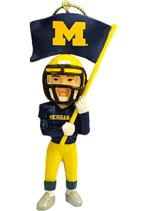 Michigan Wolverines Mascot Ornament - Blue