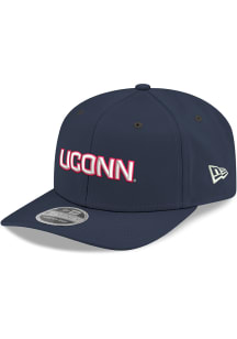 New Era UConn Huskies 9SEVENTY Stretch Snap Adjustable Hat - Navy Blue