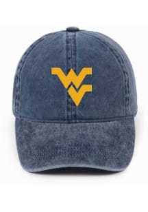 West Virginia Mountaineers Navy Blue Classic Ponyback Womens Adjustable Hat