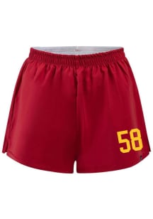 Hype and Vice Iowa State Cyclones Womens Cardinal Red P.E. Shorts
