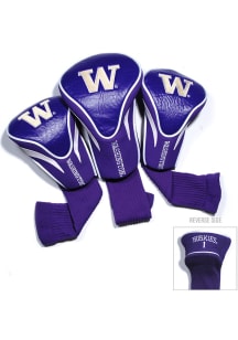 Washington Huskies 3 Pack Contour Golf Headcover