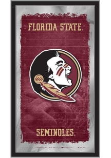 Florida State Seminoles Football Hanging Back Bar Mirror
