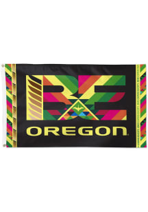 Oregon Ducks 3x5 Silk Screen Grommet Flag - Green
