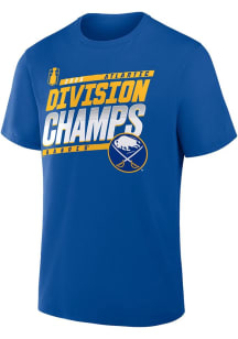 Buffalo Sabres Blue 2026 Division Champs Short Sleeve T Shirt