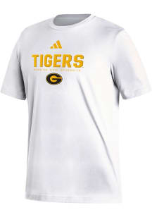 Adidas Grambling State Tigers White Heat Seal Fresh Short Sleeve T Shirt