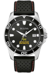 Bulova George Mason University Sport Leather Mens Watch