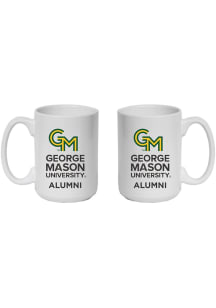 George Mason University 15oz Alumni Elgrande Ceramic Mug - White
