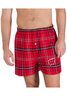 Concepts Sport Wisconsin Badgers Mens Red Ultimate Boxer Shorts