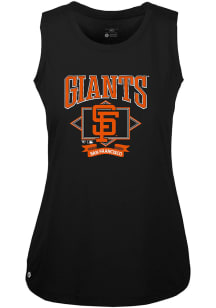 Levelwear San Francisco Giants Womens Black Macy Precinct Cooperstown Tank Top