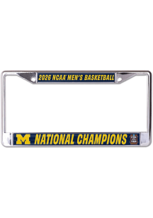 Michigan Wolverines S/L Inlaid 2026 MBB National Champion License Plate Frame - Blue