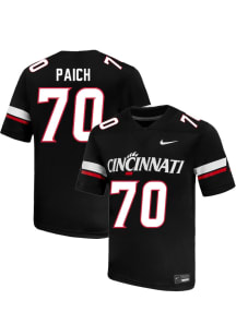 Cray Paich  Nike Cincinnati Bearcats Black NIL Game Football Jersey