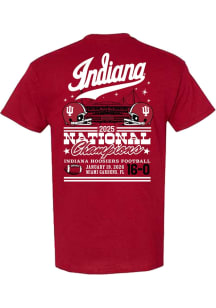 Something Inked Indiana Hoosiers Crimson 2025 College Football National Champions Stadium Script S..