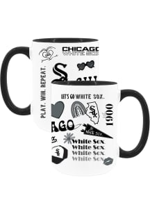 Chicago White Sox Loco 2 Pack Inner Color Ceramic Mug -