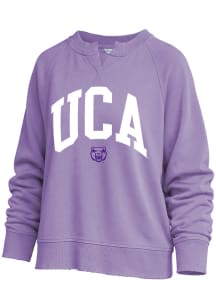 Central Arkansas Bears Womens Lavender Willow Washed Crew Sweatshirt