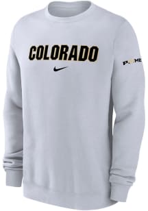 Deion Sanders Colorado Buffaloes Mens White Coach Prime Player Crew