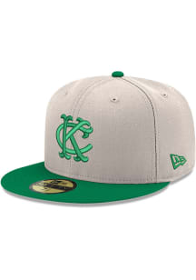 New Era Kansas City Athletics Mens White Retro 2T Chrome Crown TC Visor 59FIFTY Fitted Hat