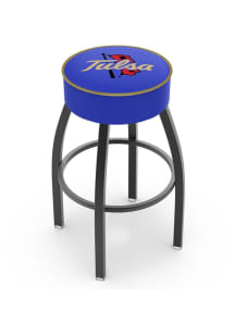 Tulsa Golden Hurricane Swivel Pub Stool - Black