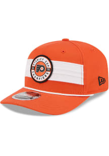 New Era Philadelphia Flyers Retro Stanley Cup Champions Stretch 9SEVENTY Adjustable Hat - Orange